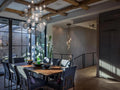 Planet Square Chandelier-Chandelier-Jecanoli