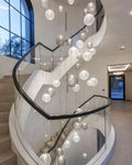 Planet Square Chandelier-Chandelier-Jecanoli