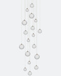 Planet Square Chandelier-Chandelier-Jecanoli