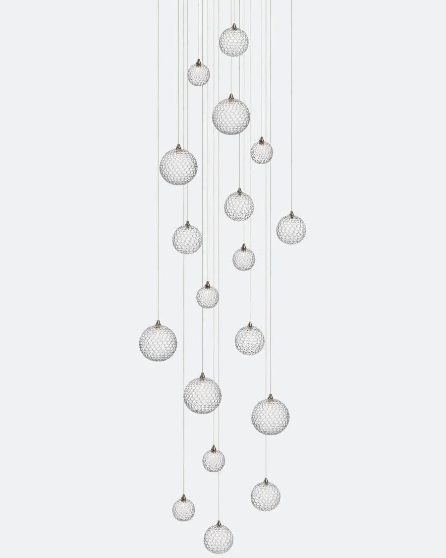 Planet Square Chandelier-Chandelier-Jecanoli