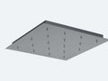 Planet Square Chandelier-Chandelier-Jecanoli