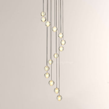 Pearl Ball Ceiling Chandelier 14" 20" Light