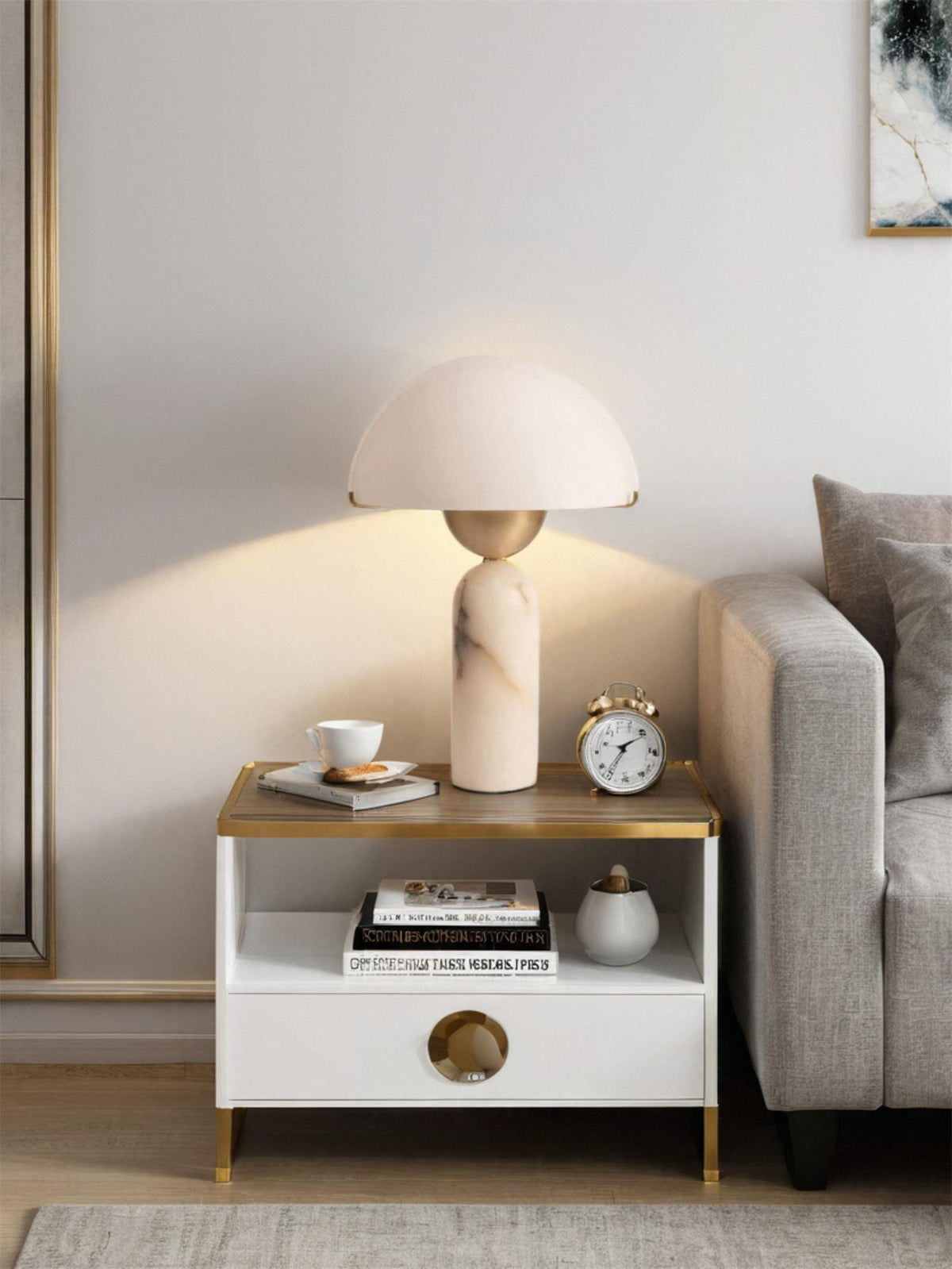 Peono Alabaster Table Lamp - Vakkerlight