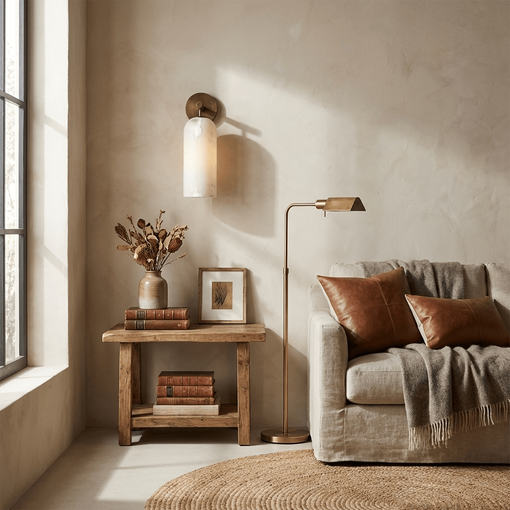 Pillar Alabaster Wall Sconce - Vakkerlight