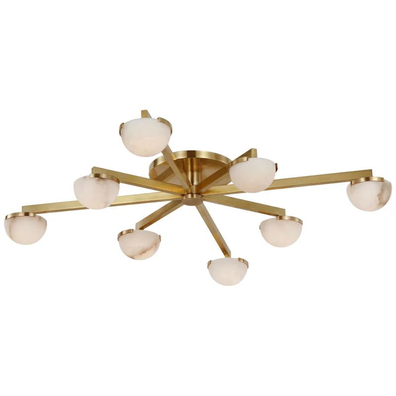 Propeller Alabaster Flushmount 8-Light 12-Light-Chandelier-Jecanoli