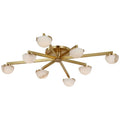 Propeller Alabaster Flushmount 8-Light 12-Light-Chandelier-Jecanoli