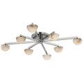 Propeller Alabaster Flushmount 8-Light 12-Light-Chandelier-Jecanoli