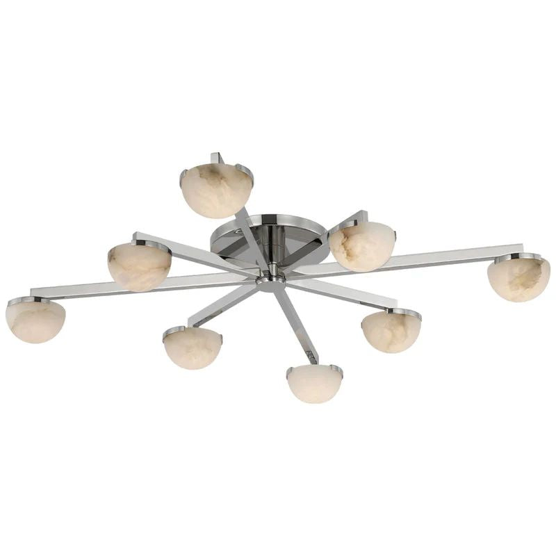 Propeller Alabaster Flushmount 8-Light 12-Light-Chandelier-Jecanoli