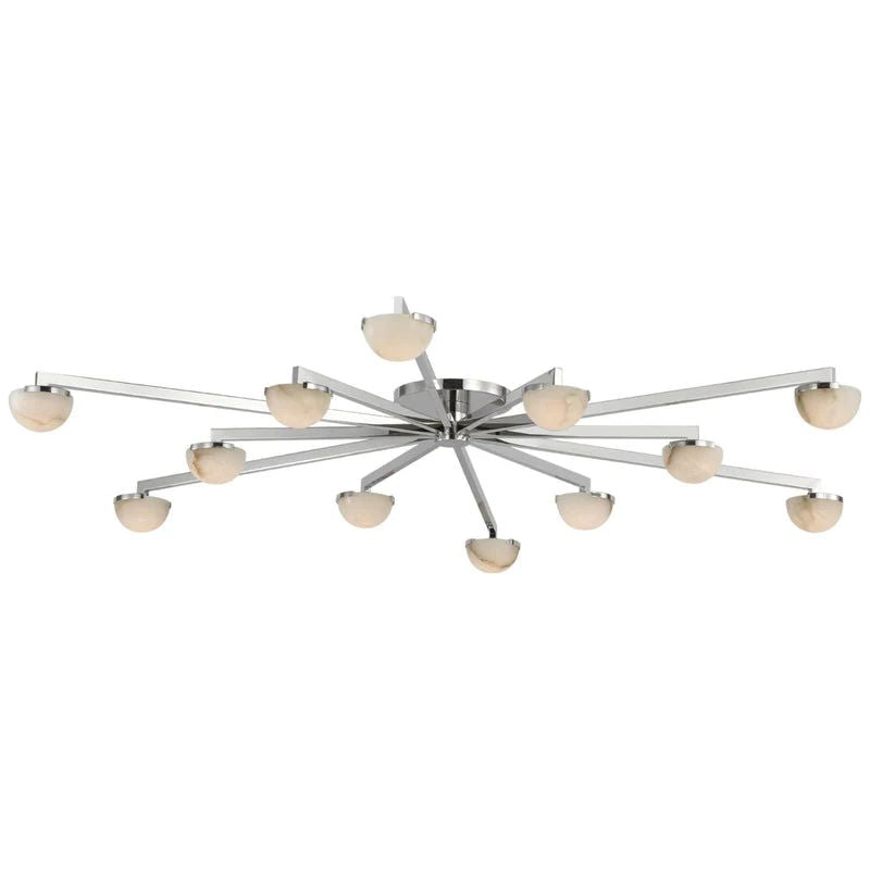 Propeller Alabaster Flushmount 8-Light 12-Light-Chandelier-Jecanoli