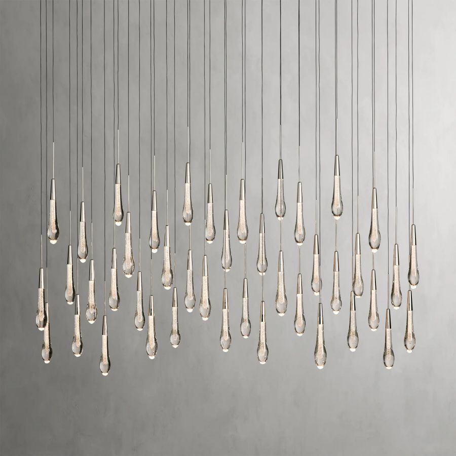 Raindrop Linear Chandelier-Chandelier-Jecanoli