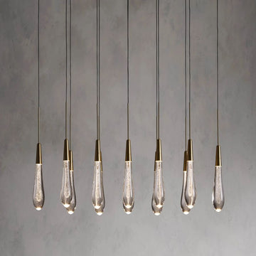 Raindrop Linear Chandelier-Chandelier-Jecanoli