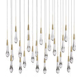 Raindrop Linear Chandelier-Chandelier-Jecanoli