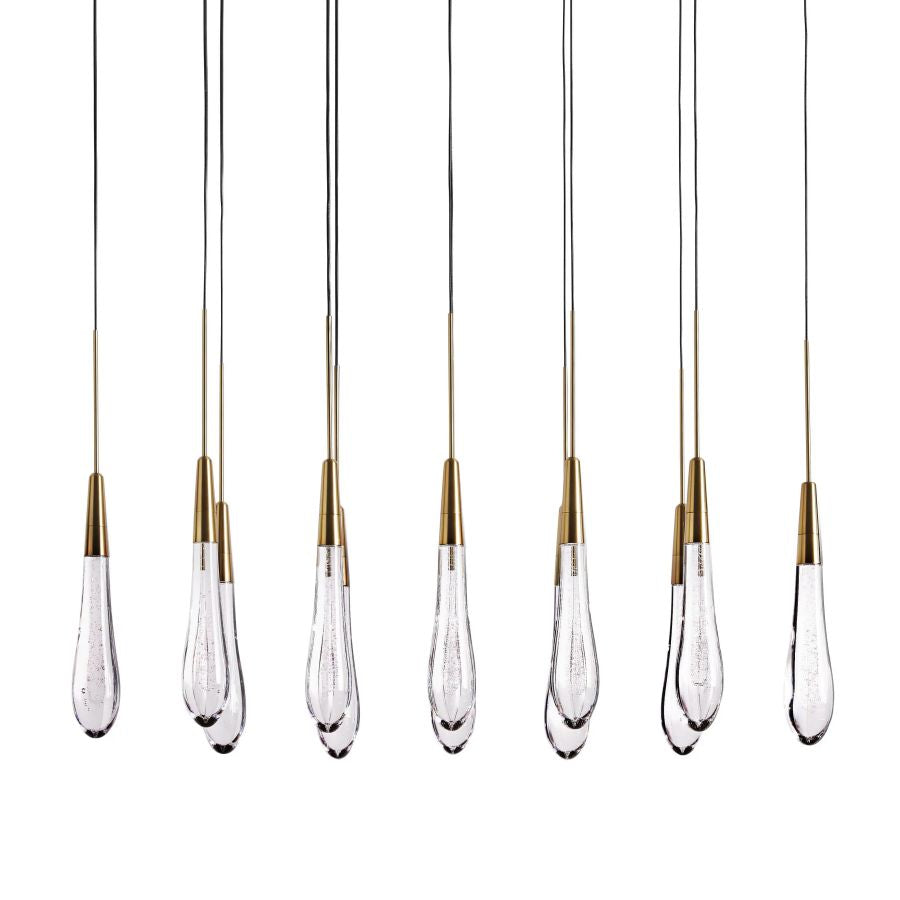 Raindrop Linear Chandelier-Chandelier-Jecanoli