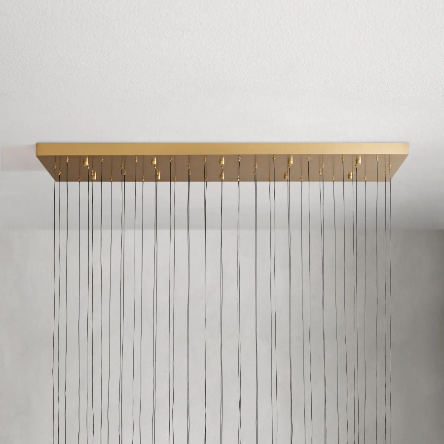 Raindrop Linear Chandelier-Chandelier-Jecanoli