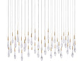 Raindrop Linear Chandelier-Chandelier-Jecanoli
