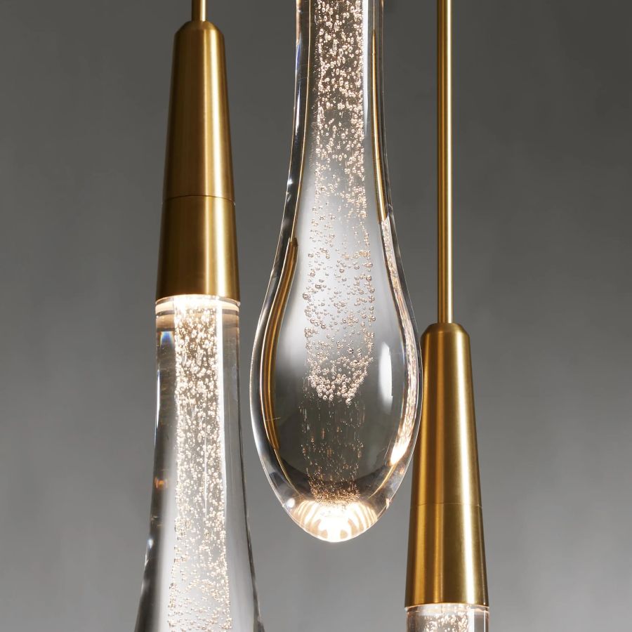 Raindrop Linear Chandelier-Chandelier-Jecanoli