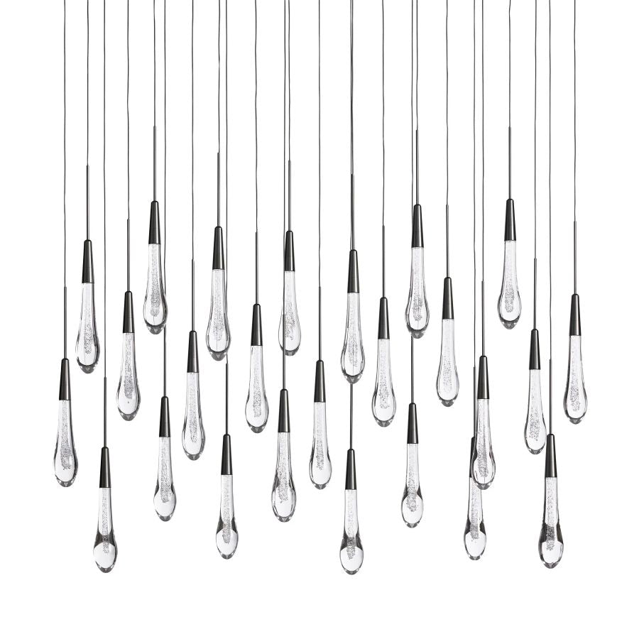 Raindrop Linear Chandelier-Chandelier-Jecanoli