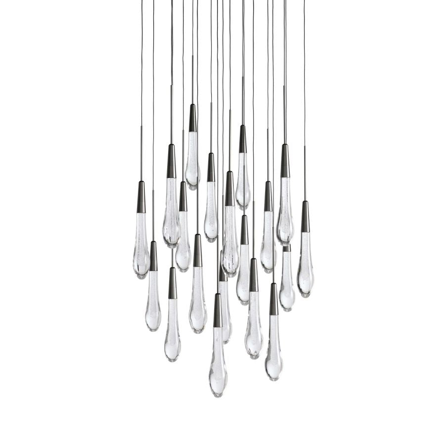Raindrop Round Chandelier-Chandelier-Jecanoli