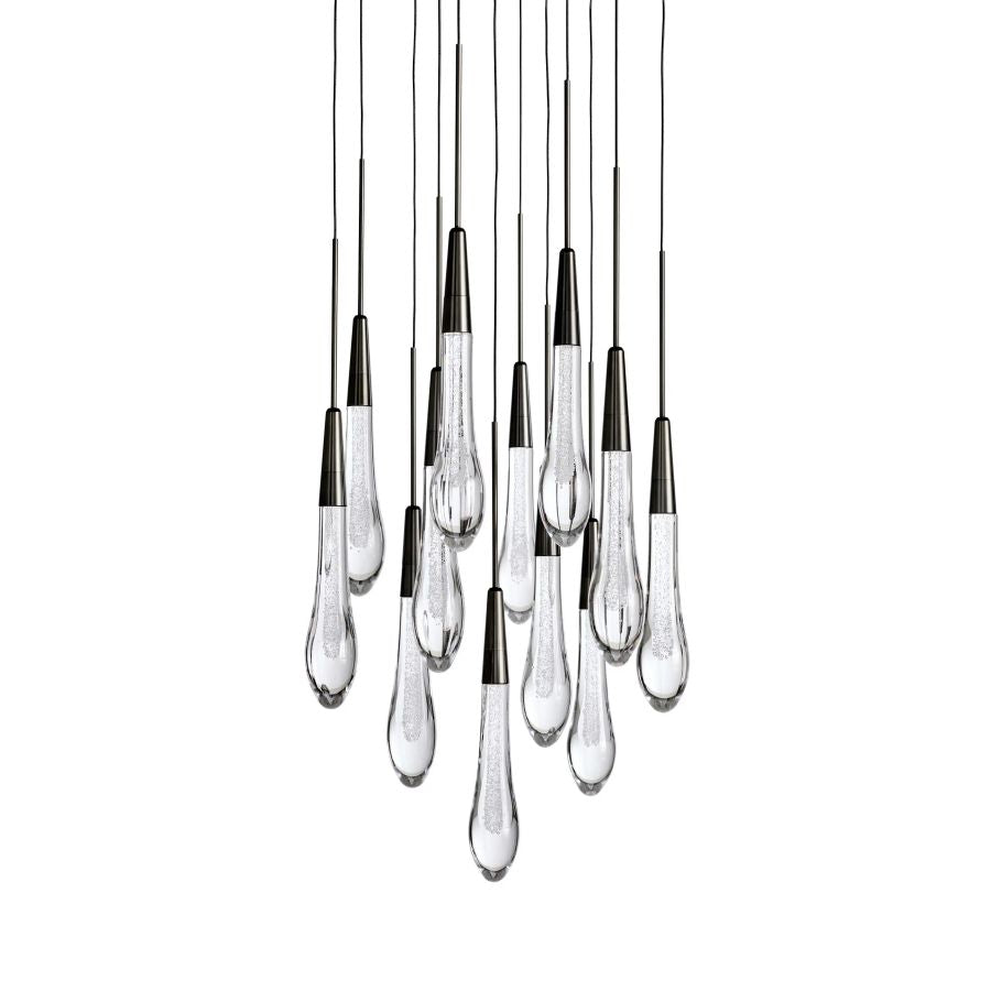 Raindrop Round Chandelier-Chandelier-Jecanoli