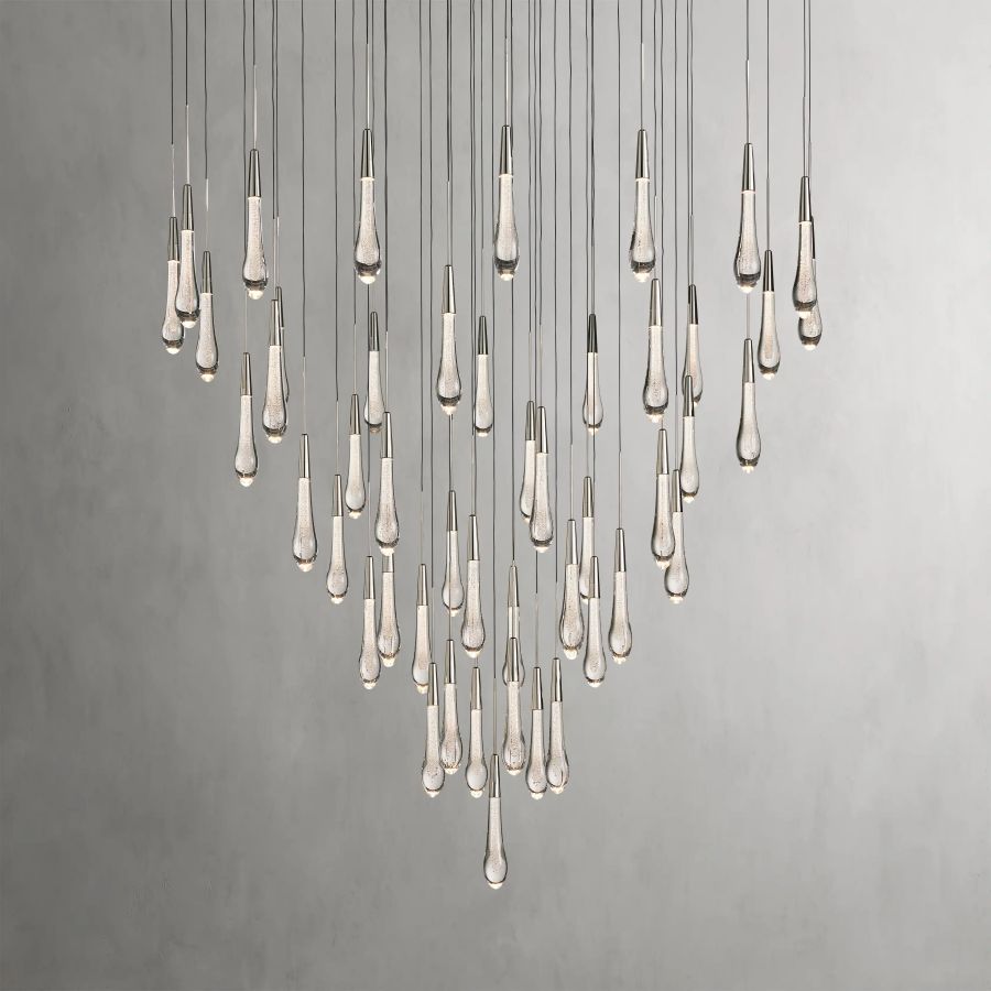 Raindrop Round Chandelier-Chandelier-Jecanoli