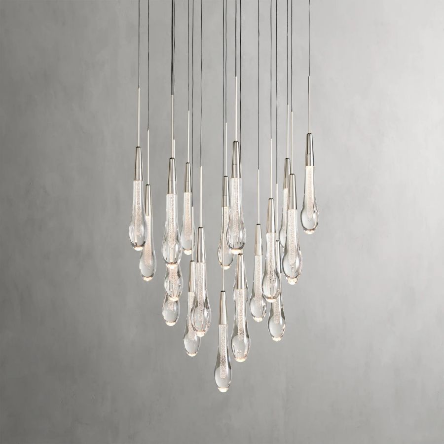 Raindrop Round Chandelier-Chandelier-Jecanoli