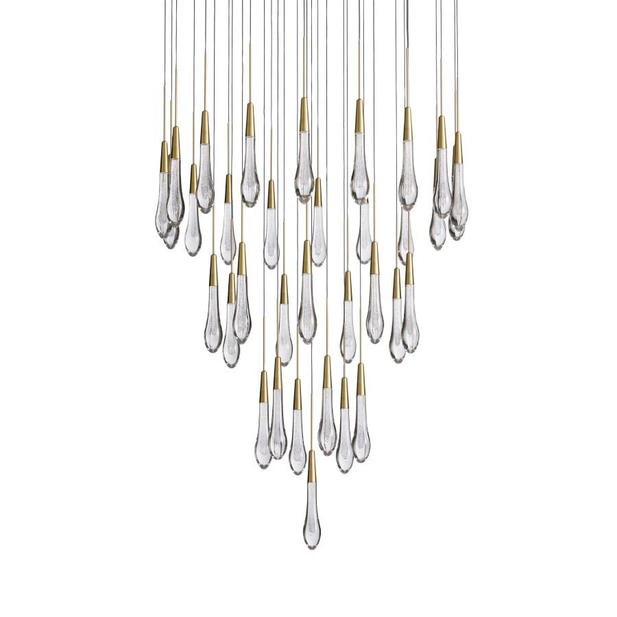 Raindrop Round Chandelier-Chandelier-Jecanoli