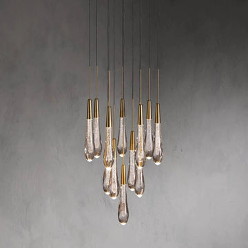 Raindrop Round Chandelier-Chandelier-Jecanoli
