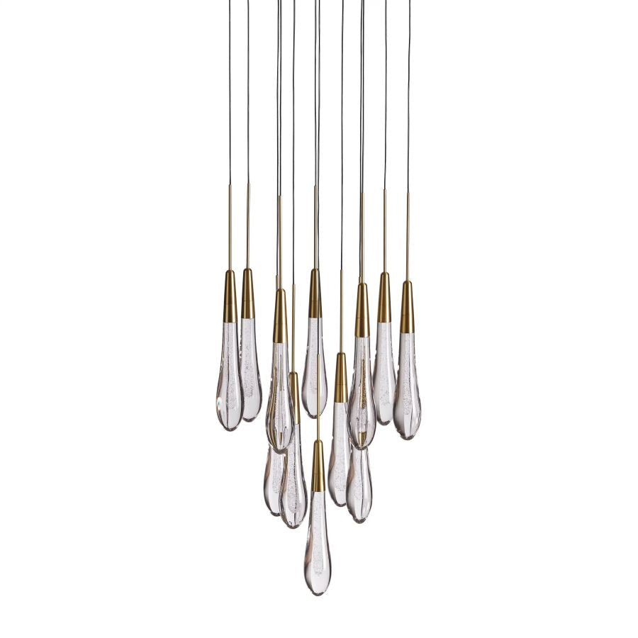 Raindrop Round Chandelier-Chandelier-Jecanoli
