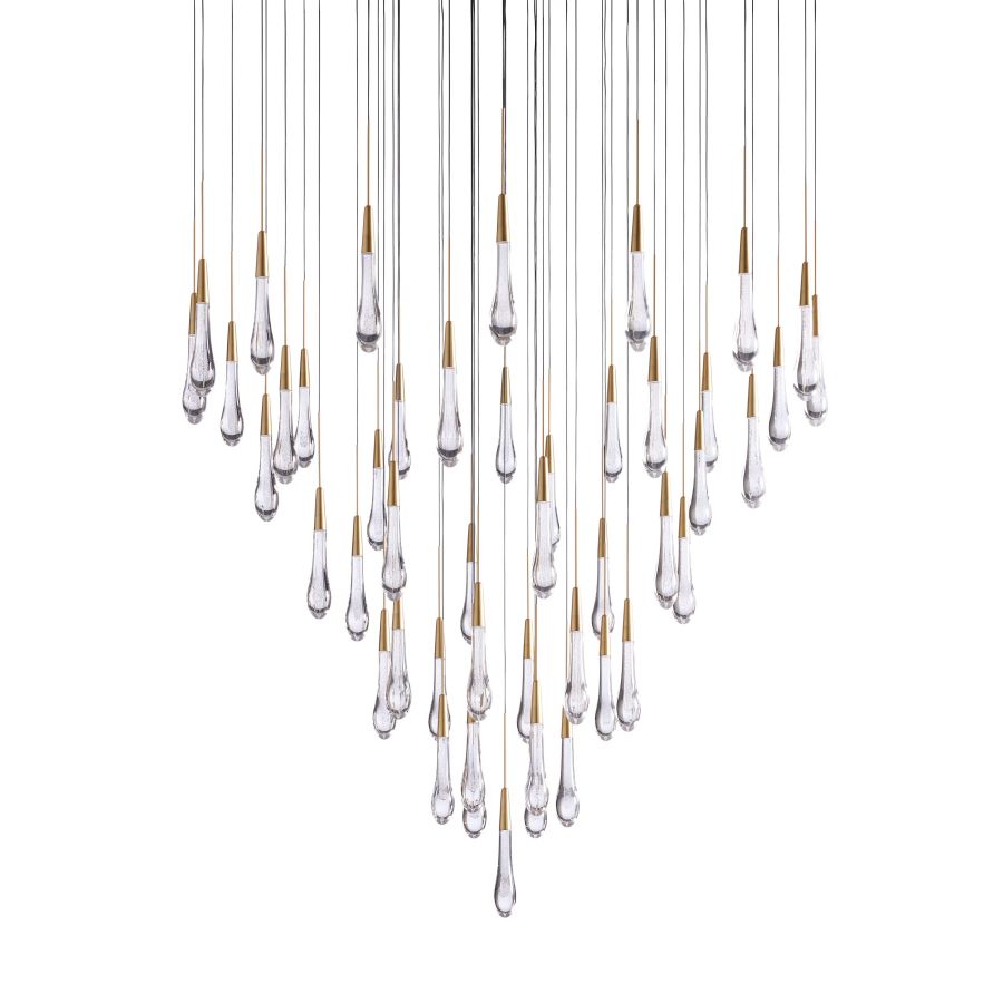 Raindrop Round Chandelier-Chandelier-Jecanoli