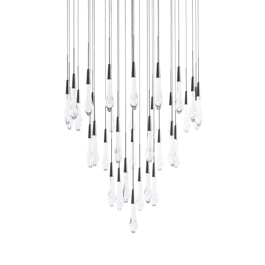 Raindrop Round Chandelier-Chandelier-Jecanoli