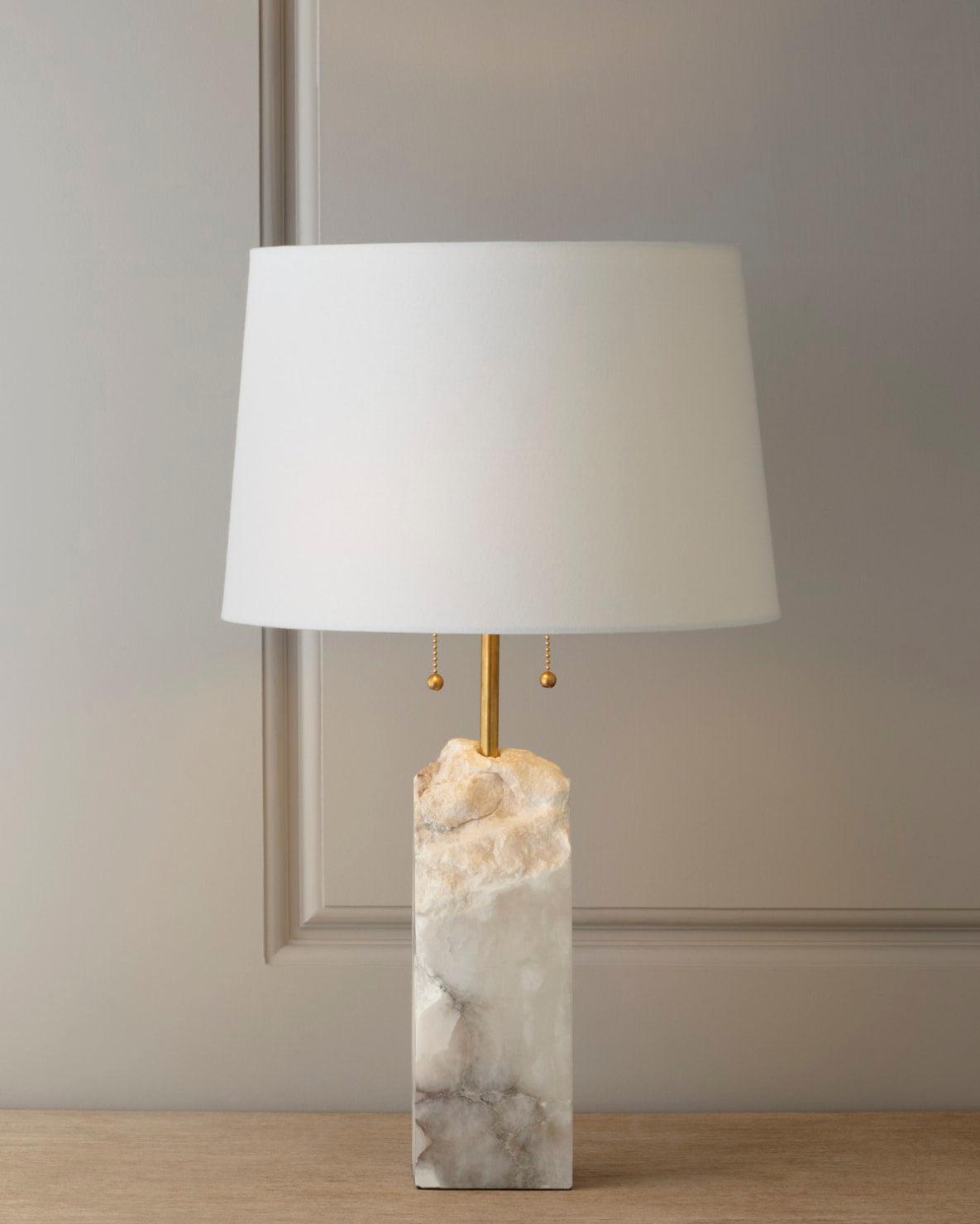 Raw Alabaster Table Lamp - Vakkerlight