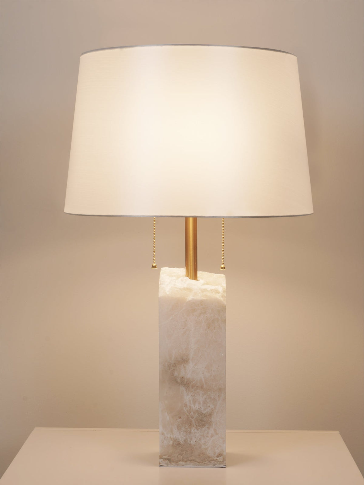 Raw Alabaster Table Lamp - Vakkerlight