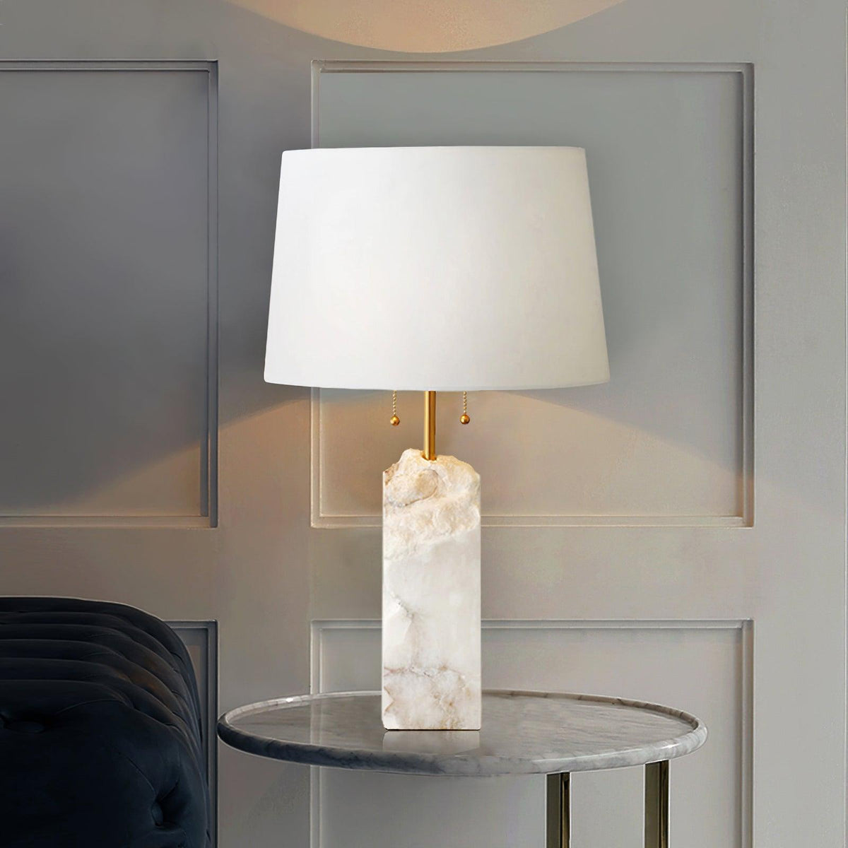 Raw Alabaster Table Lamp - Vakkerlight