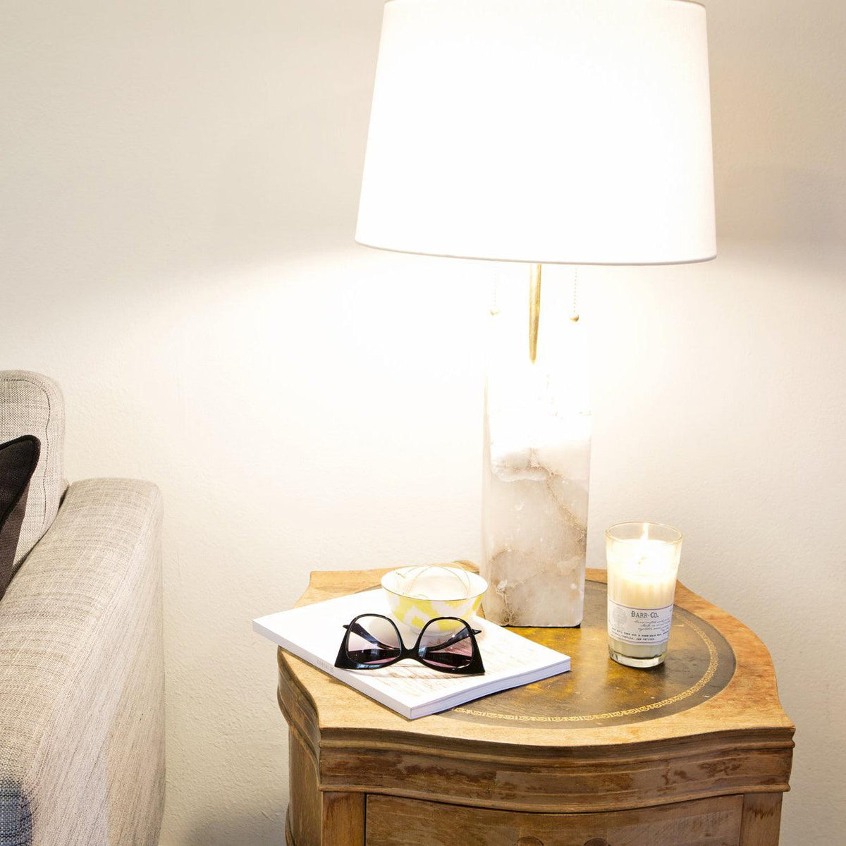 Raw Alabaster Table Lamp - Vakkerlight