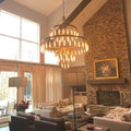 Retro-Inspired Metal Pendant Light Chandelier for Living Room/Bedroom/Staircase/Villa-Jecanoli