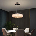 Rock Crystal Halo Modern Chandelier - JE