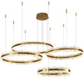 Rock Crystal Rings Luxury Chandelier - JE
