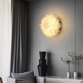 Rock Crystal Sunflower Wall Sconce - JE