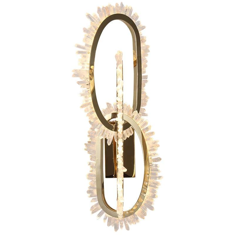 Rock Crystal Unique Modern Wall Sconce - JE