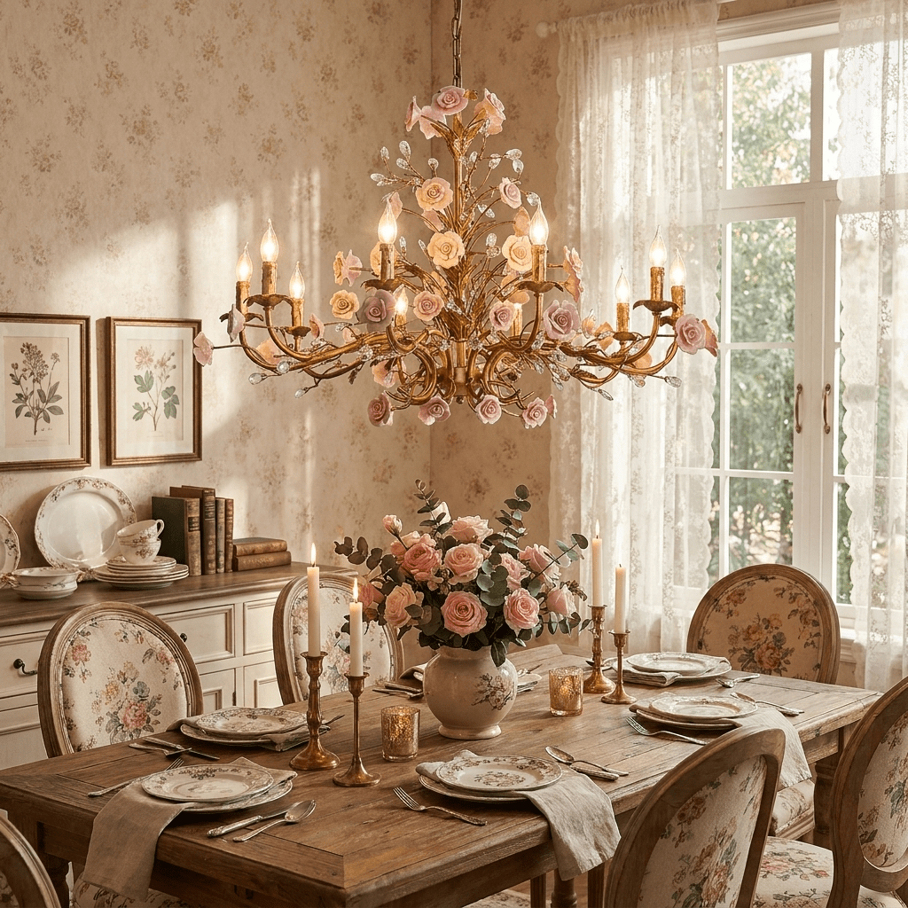Rose Chandelier - Jecanoli