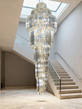 Custom made staircase chandelier 22