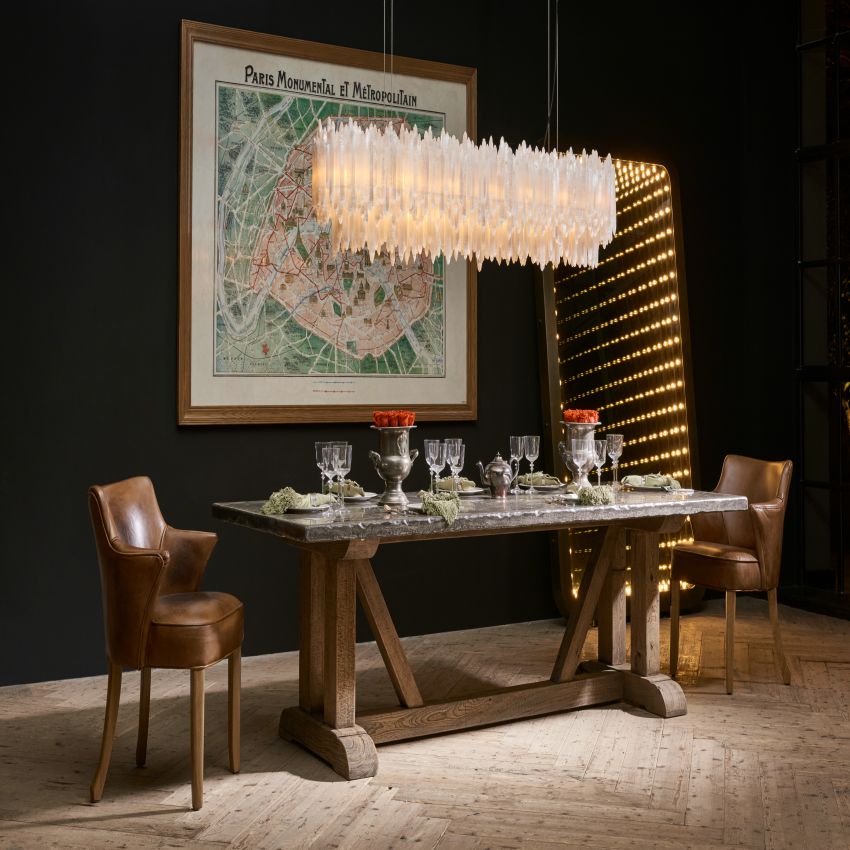 Claire Square Chandelier-Chandelier-Jecanoli