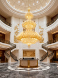 Extra Large Crystal Chandelier Lighting for Hotel Hall 138