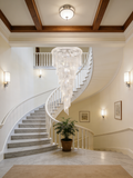 Crystal Stairwell Chandelier 30'' W 72'' H-大吊灯-Jecanoli