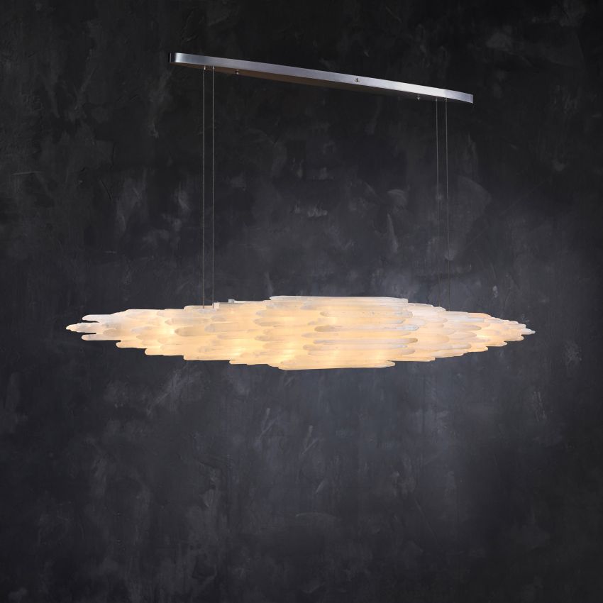 Claire Square Chandelier-Chandelier-Jecanoli