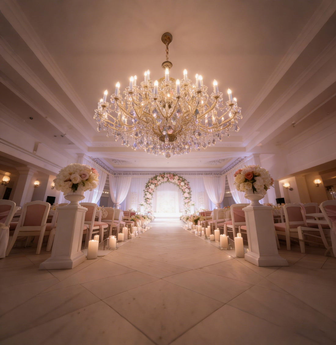 86 Inch Extra Wide Maria Theresa Chandelier for Wedding Hall 87"W 59"H-大吊灯-Jecanoli