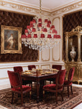 50 Lights Tiered Chandelier 63X61 Inch Large Gold Crystal Chandelier Lighting-大吊灯-Jecanoli