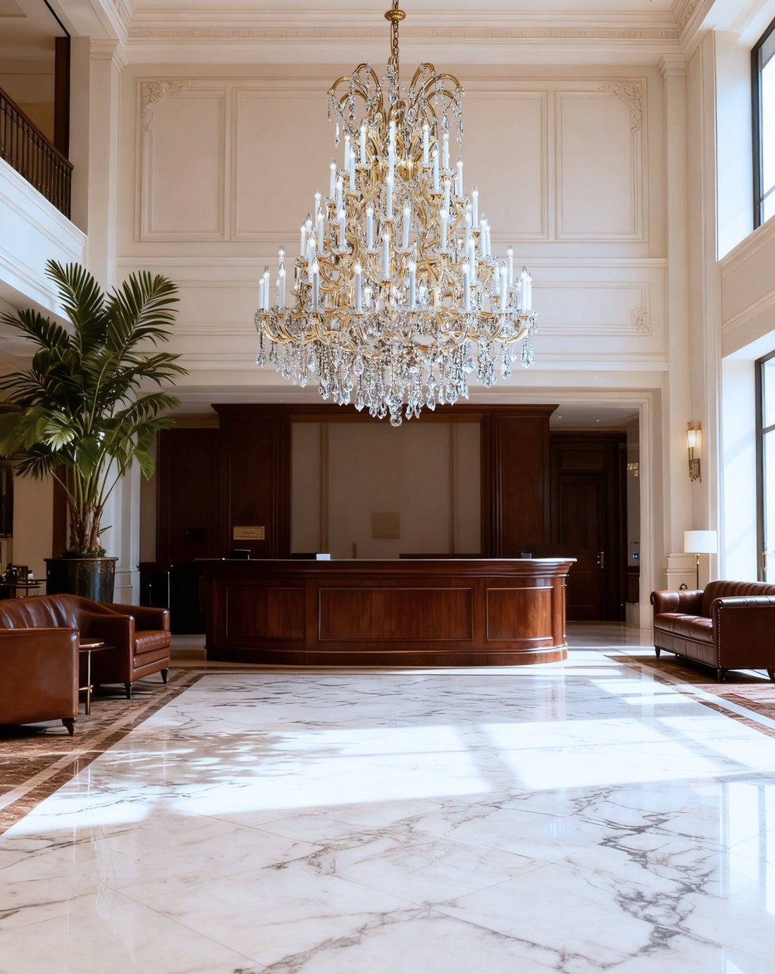 Custom Big Crystal Chandelier Lighting 63"W 73"H-大吊灯-Jecanoli