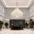 65 Lights Big Foyer Crystal Lighting 71X87 Inch Extra Large Chandelier for High Ceilings-大吊灯-Jecanoli