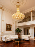 Large Villa Chandelier European Crystal Lamp 71